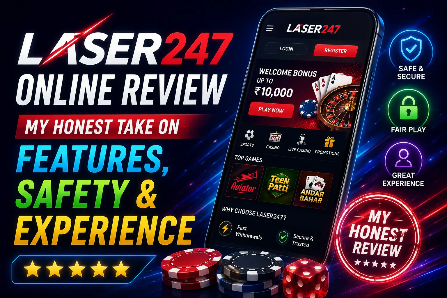 Laser247 Online Review – My Honest Take on Features, Safety & Experience